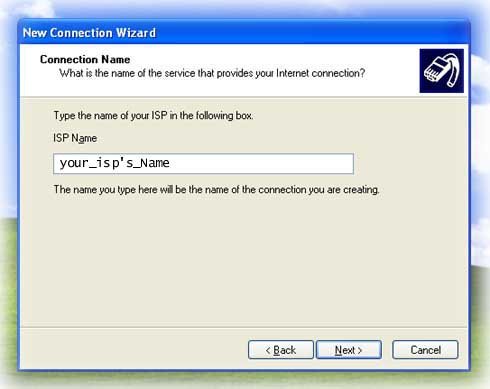 Connection Name